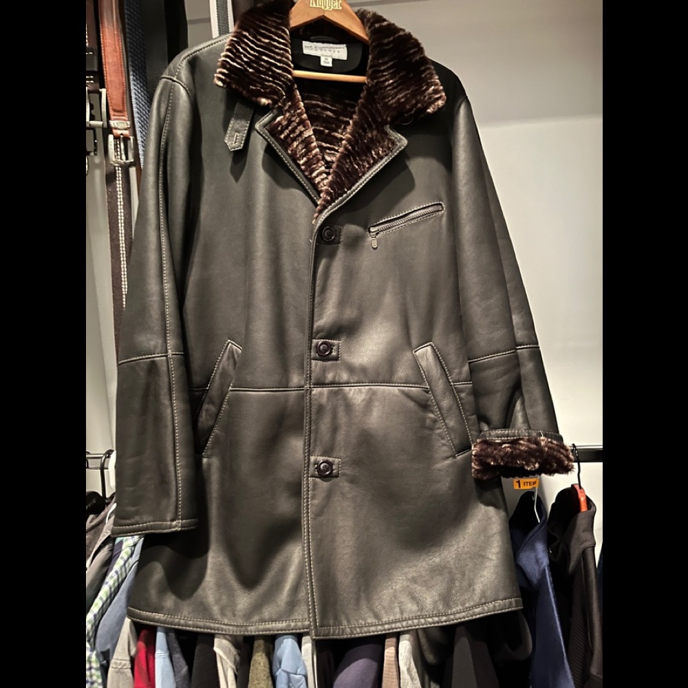Men’s Leather/Fur coat